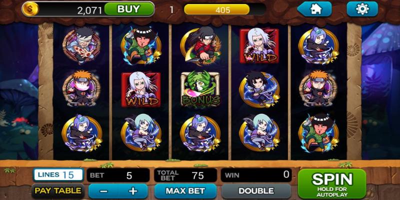 Quay slot Naruto là một trò chơi quay thưởng được săn đón